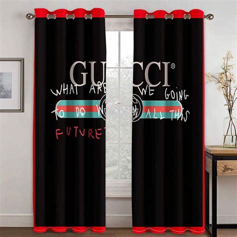 gucci bedroom curtains|gucci inspired home decor.